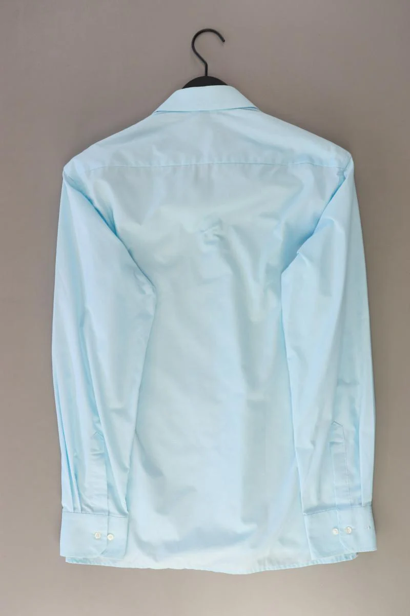 Eterna Langarmhemd für Herren Gr. Hemdgröße 39 blau aus Baumwolle - Image 2