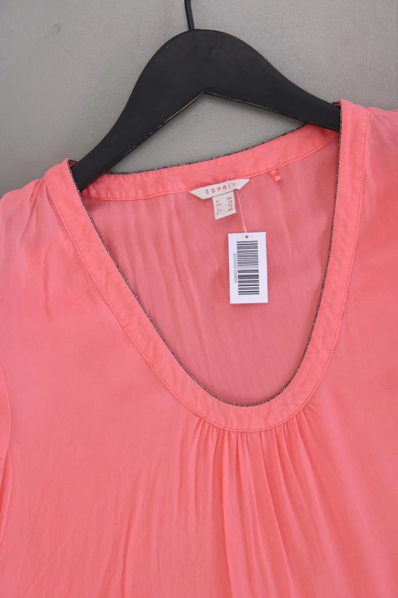 Esprit Kurzarmbluse Gr. 38 rosa aus Viskose - Image 2