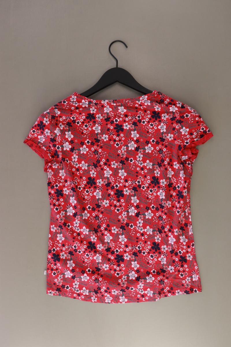 QS by s.Oliver Printshirt Gr. L mit Blumenmuster Kurzarm pink aus Baumwolle - Image 2