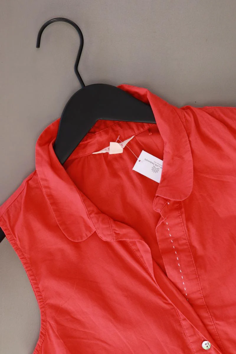 Esprit Ärmellose Bluse Gr. 32 rot aus Baumwolle - Image 3