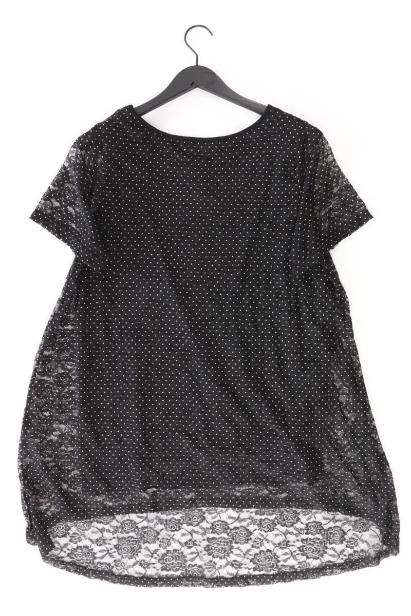 Zhenzi Kurzarmbluse Gr. XL schwarz aus Polyester - Image 2