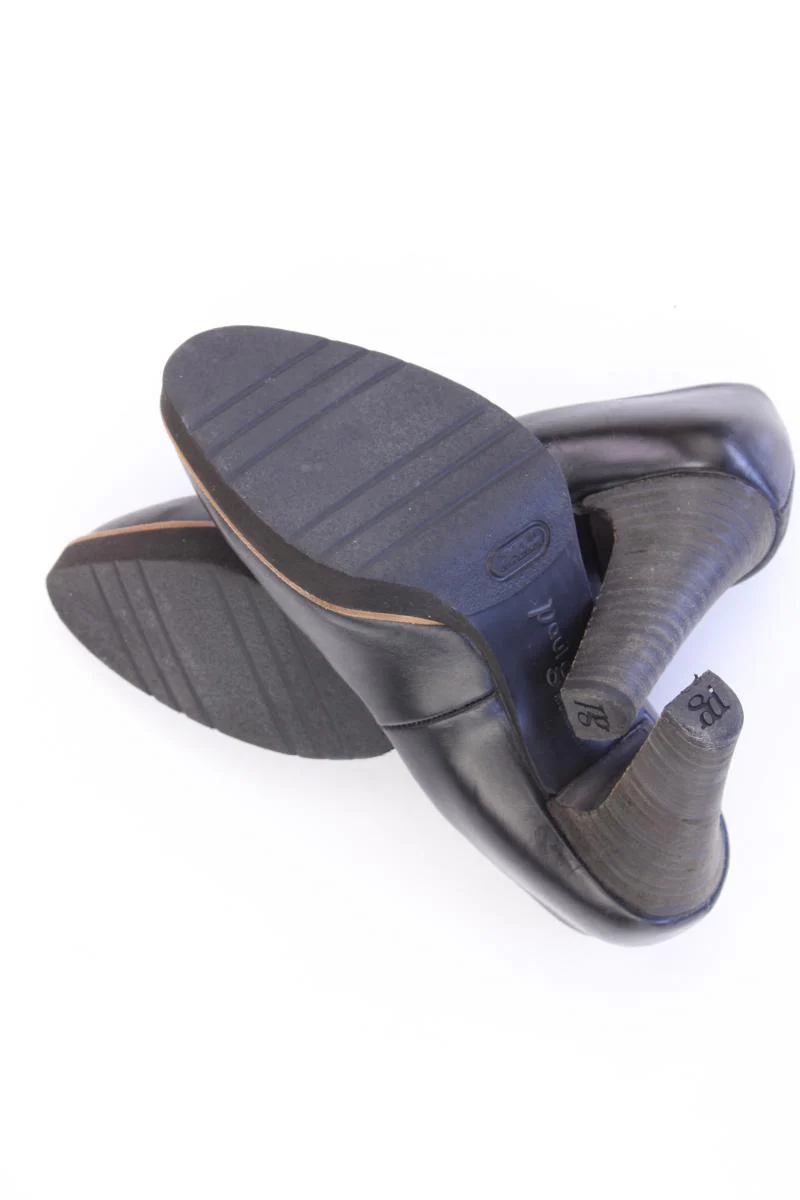 Paul Pumps Gr. 37 schwarz aus Leder - Image 4