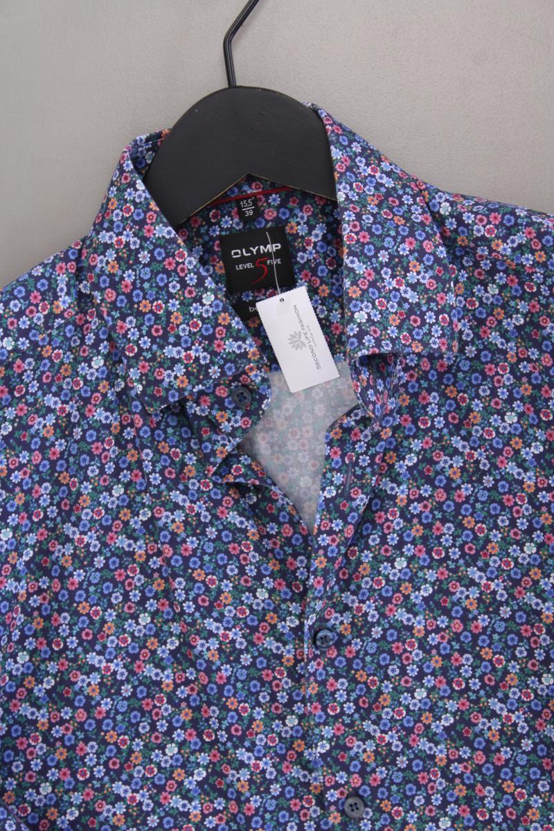 Olymp Langarmhemd für Herren Gr. Hemdgröße 39 mit Blumenmuster mehrfarbig - Image 2
