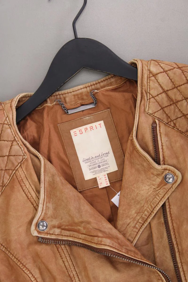 Esprit Lederjacke Gr. 42 braun - Image 2