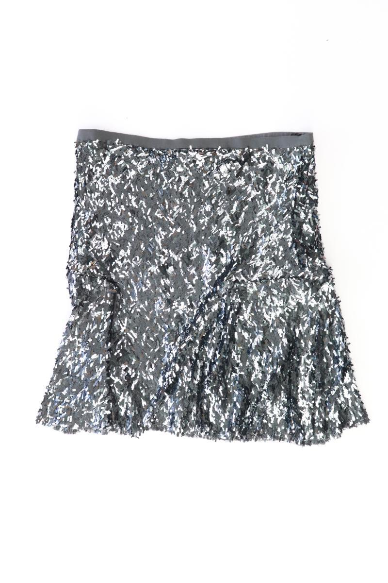 Steffen Schraut Rock Gr. 40 mit Pailletten silber aus Nylon - Image 2