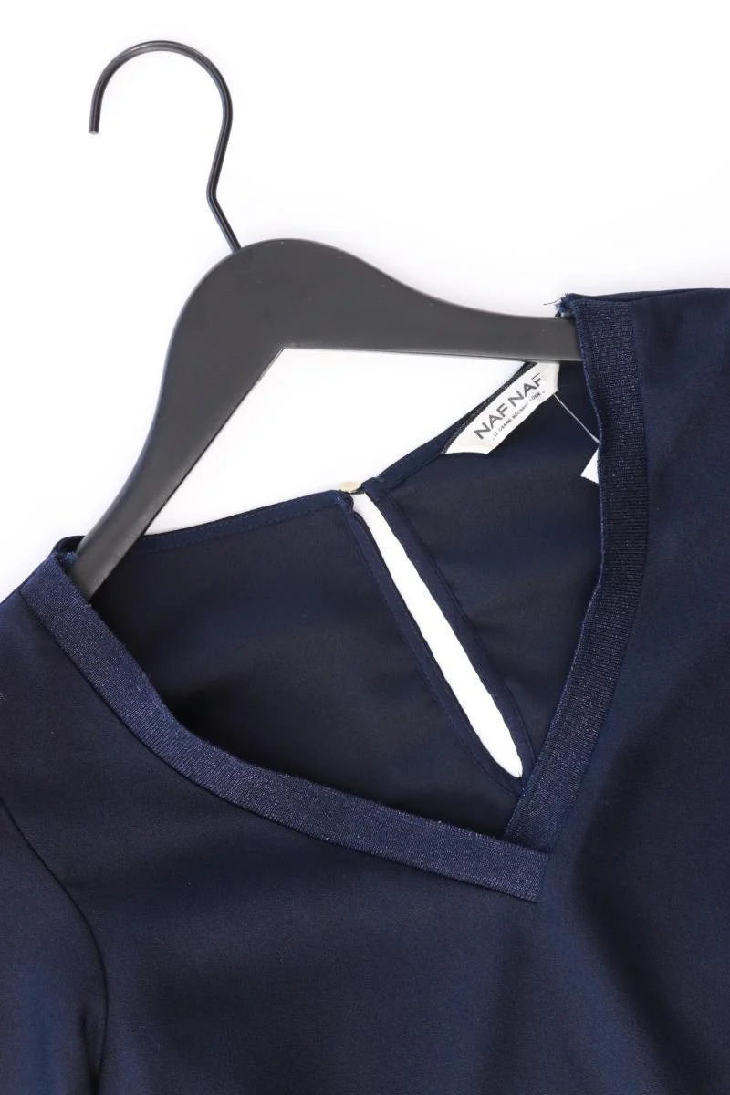 NAF NAF Langarmkleid Gr. 36 blau aus Polyester - Image 3