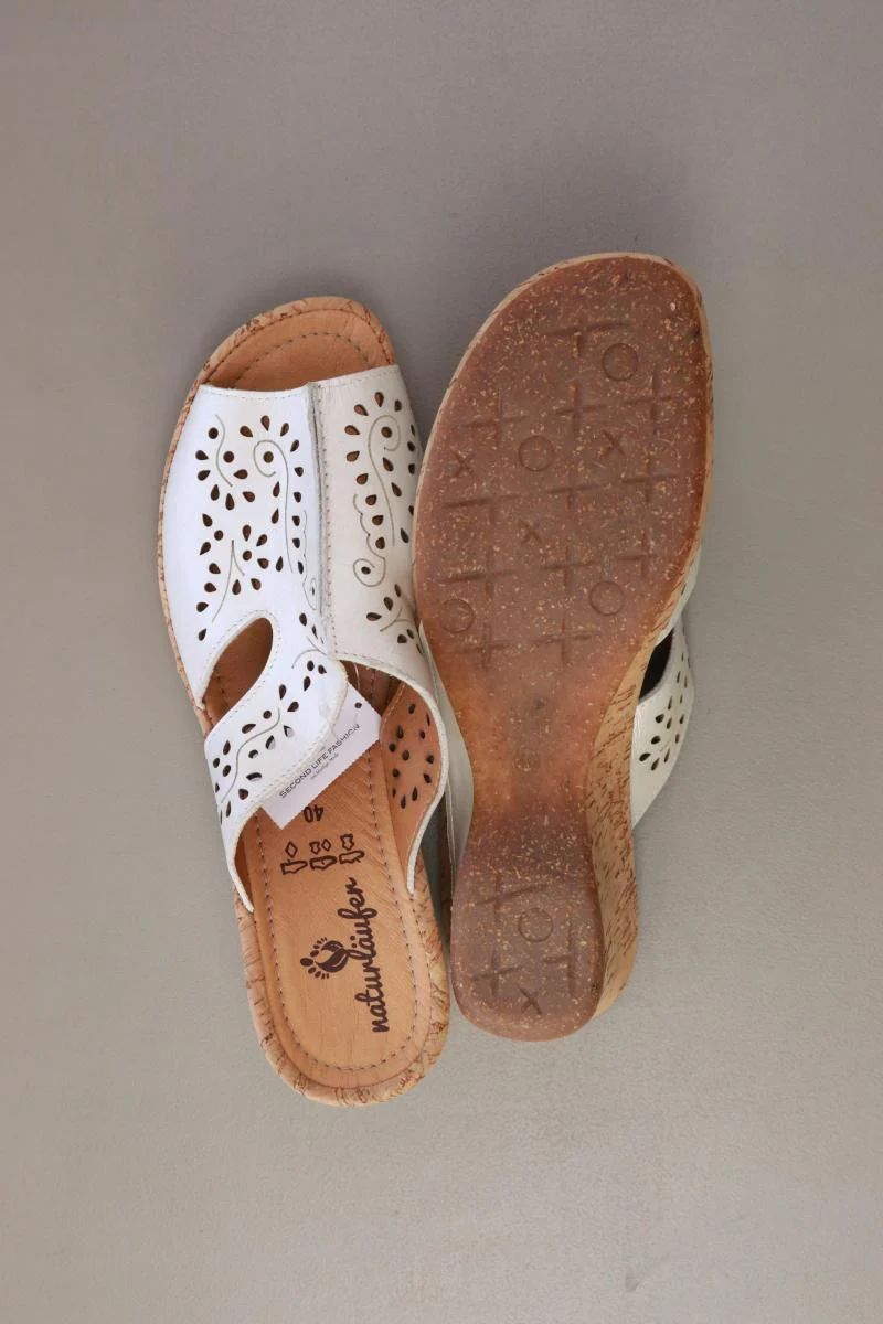 Waldläufer Sandalen Gr. 40 neuwertig weiß aus Leder - Image 4