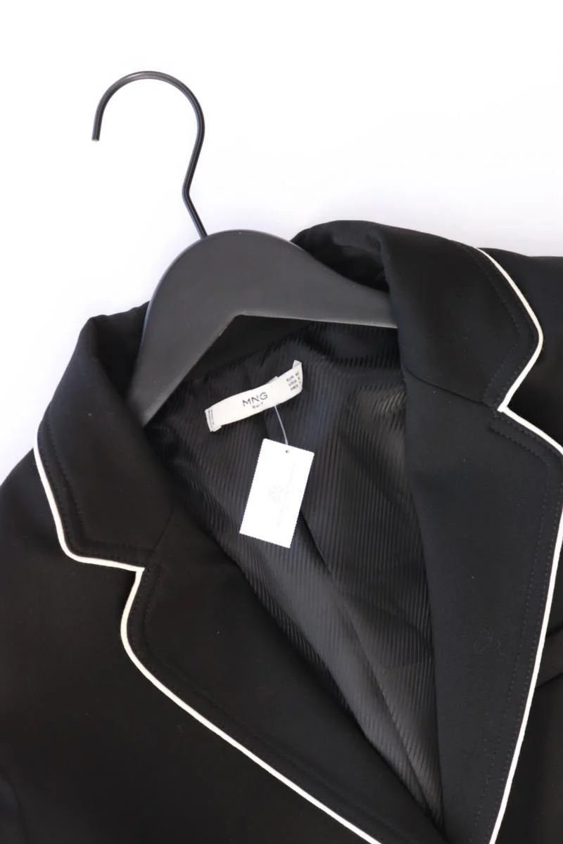 Mango Longblazer Gr. 40 schwarz aus Polyester - Image 3