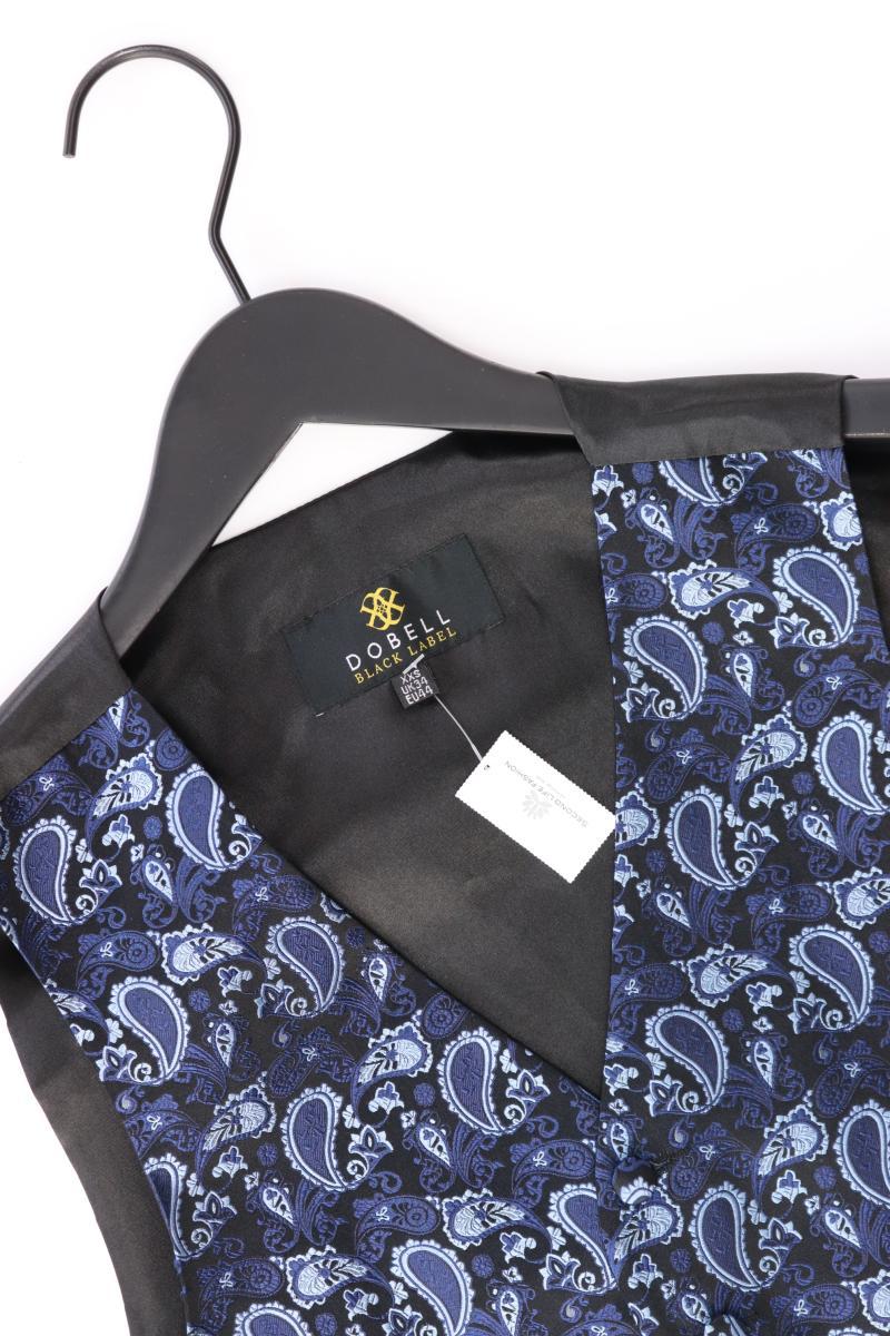 Dobell Regular Weste für Herren Gr. 44 mit Paisleymuster blau aus Polyester - Image 3