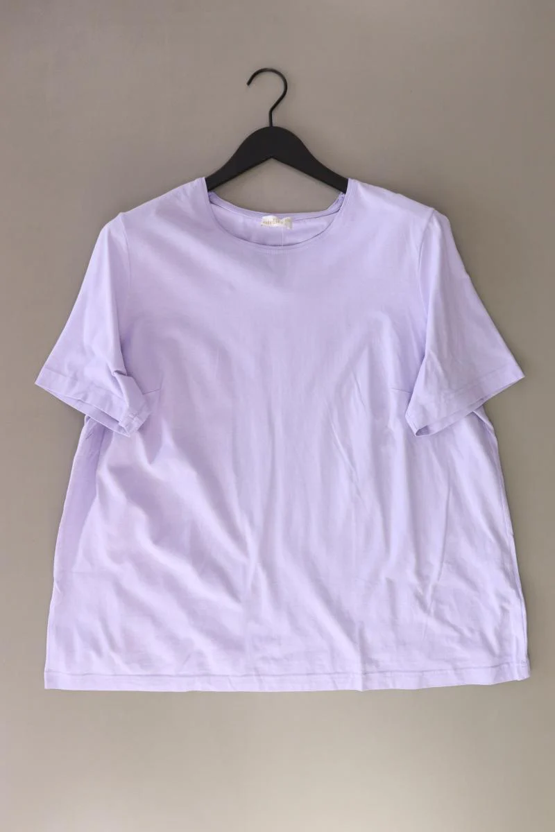 Atelier GS T-Shirt Gr. 50 Kurzarm lila aus Baumwolle