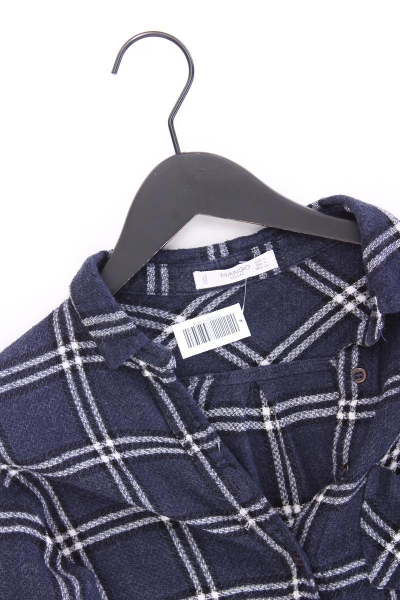 Mango Karobluse Gr. S kariert 3/4 Ärmel blau - Image 2