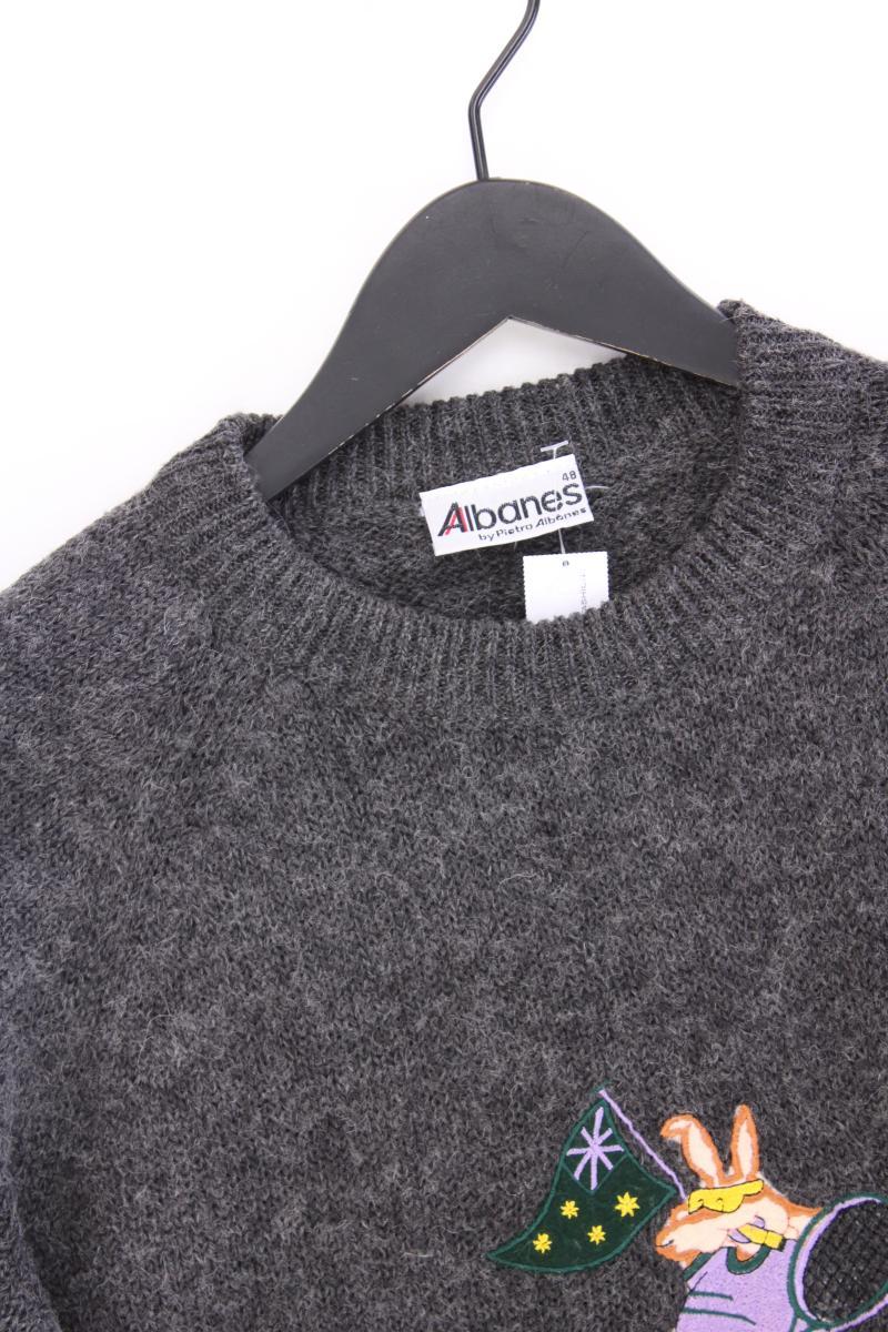 Albanes Vintage Pullover für Herren Gr. 48 grau aus Polyacryl - Image 2