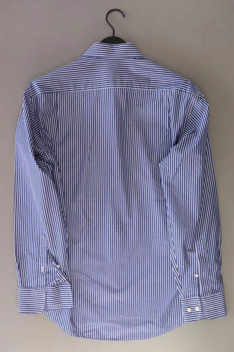 Gilberto Langarmhemd für Herren Gr. Hemdgröße 42 gestreift blau aus Baumwolle - Image 2