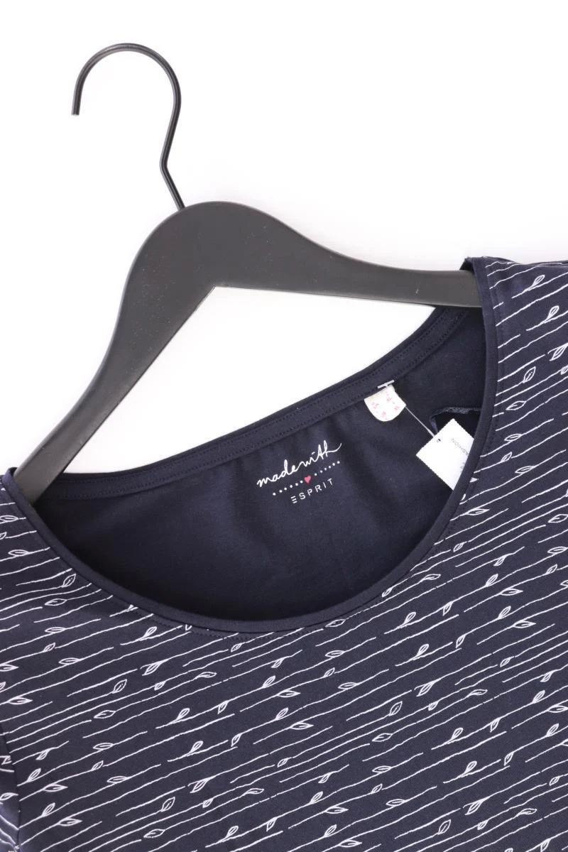 Esprit Printshirt Gr. L 3/4 Ärmel blau aus Baumwolle - Image 3
