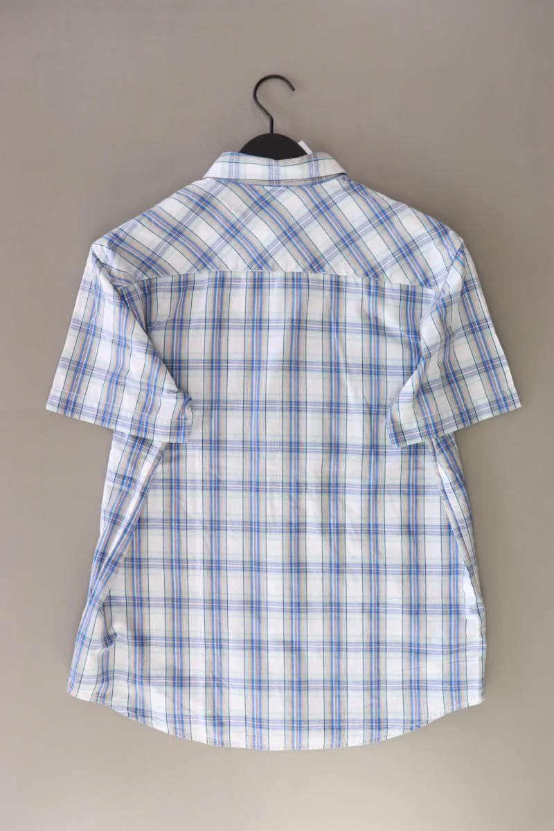 Wrangler Karohemd für Herren Gr. M kariert Kurzarm blau aus Baumwolle - Image 2