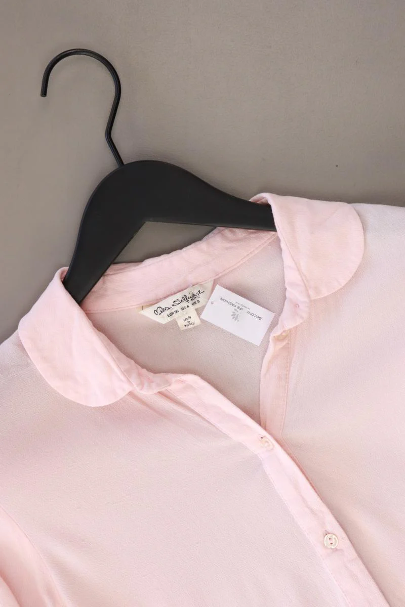 miss selfridge Rüschenbluse Gr. 36 Langarm rosa aus Viskose - Image 3