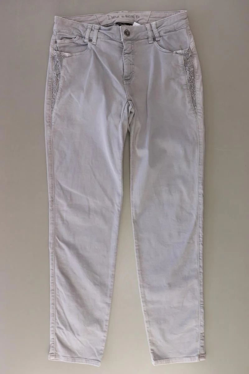 Bonita Hose Gr. 38 grau aus Baumwolle