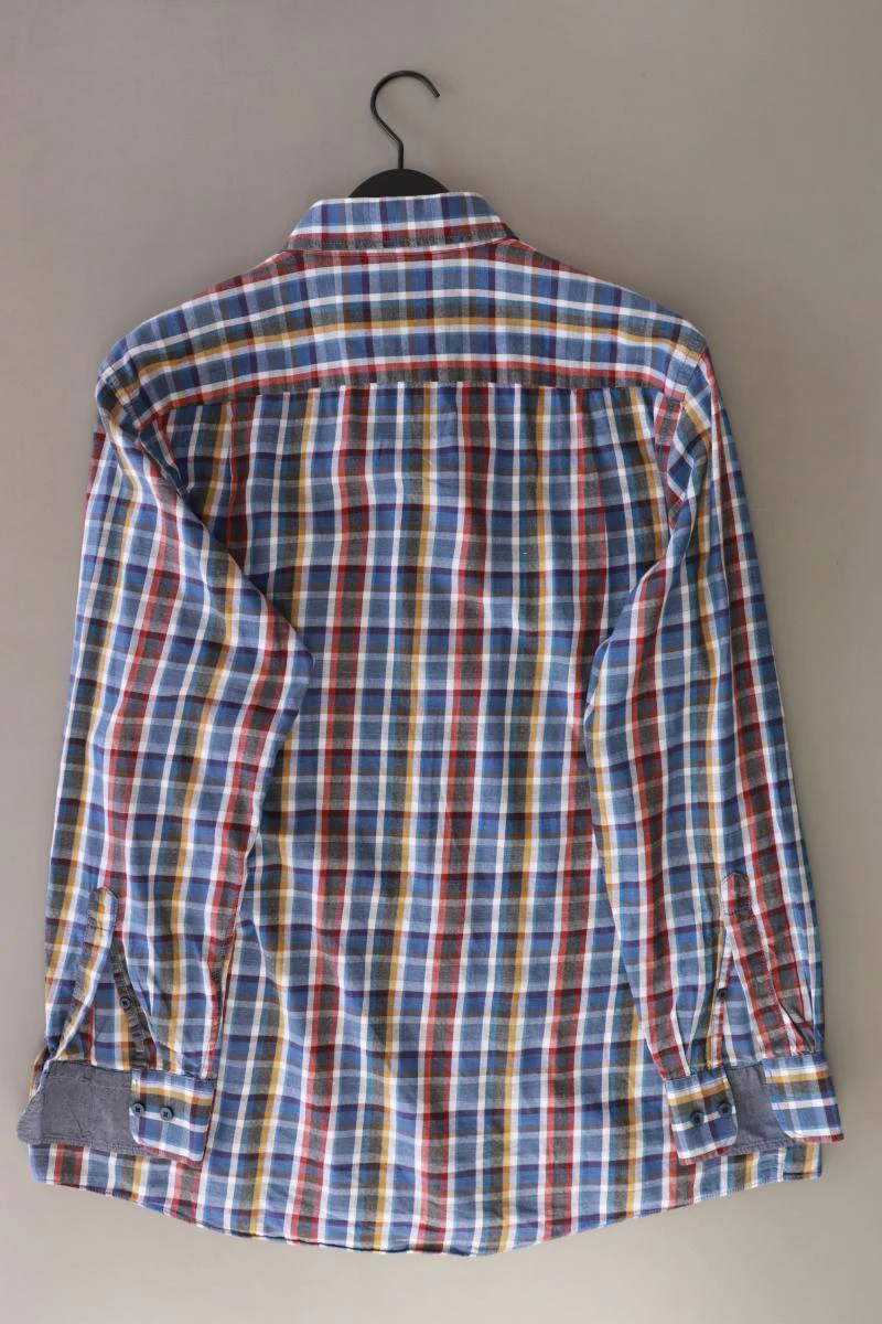 Casa Moda Karohemd für Herren Gr. XL kariert Langarm blau aus Baumwolle - Image 2