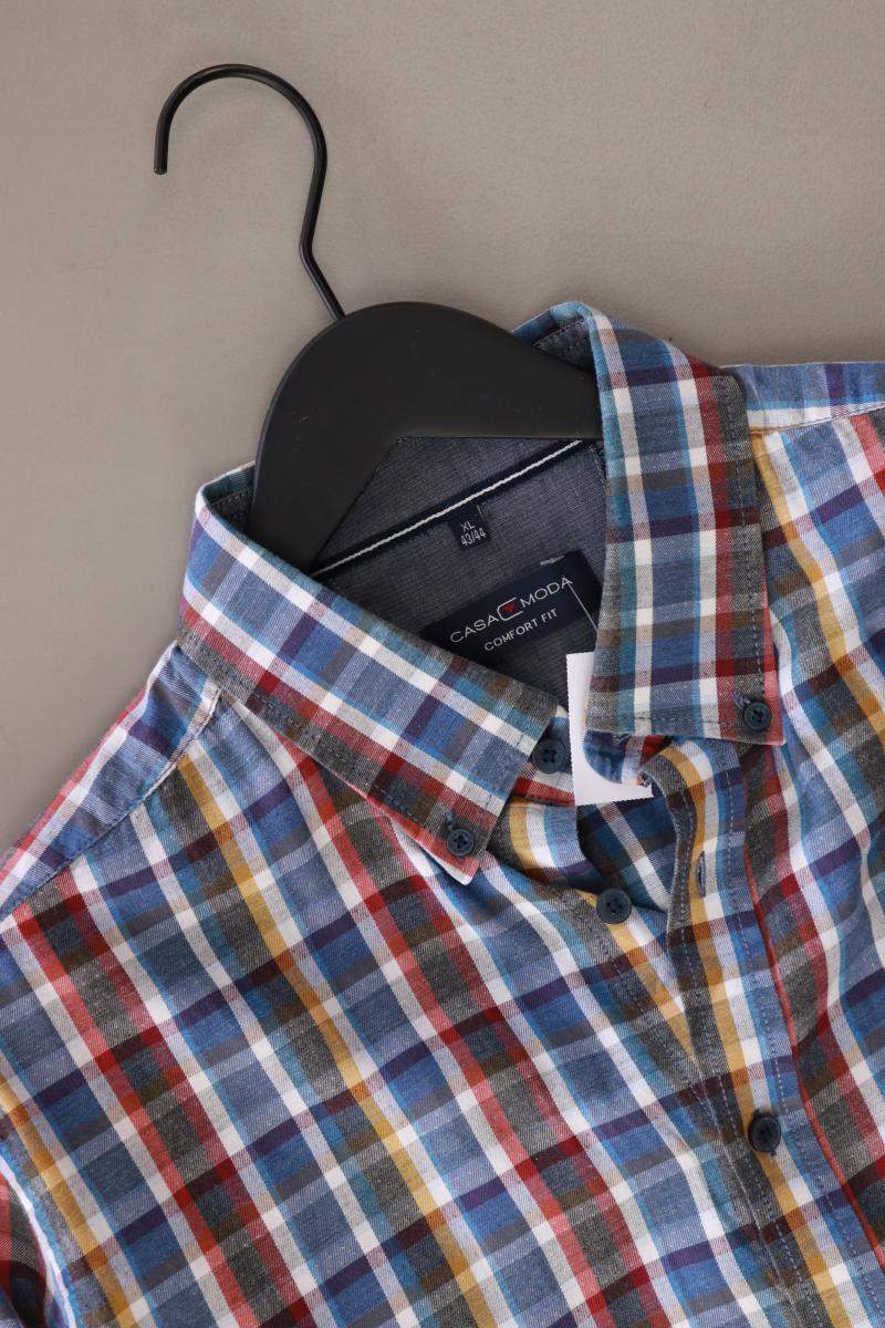 Casa Moda Karohemd für Herren Gr. XL kariert Langarm blau aus Baumwolle - Image 3