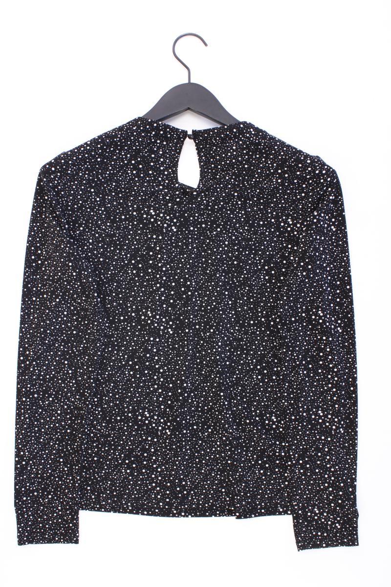 Adrianna Papell Longsleeve-Shirt Gr. S gepunktet neuwertig Langarm schwarz - Image 3