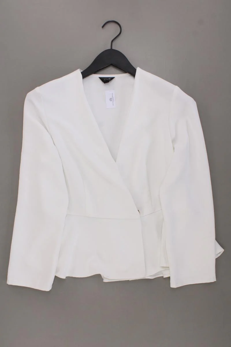 Topshop Classic Blazer Gr. 38 weiß aus Polyester