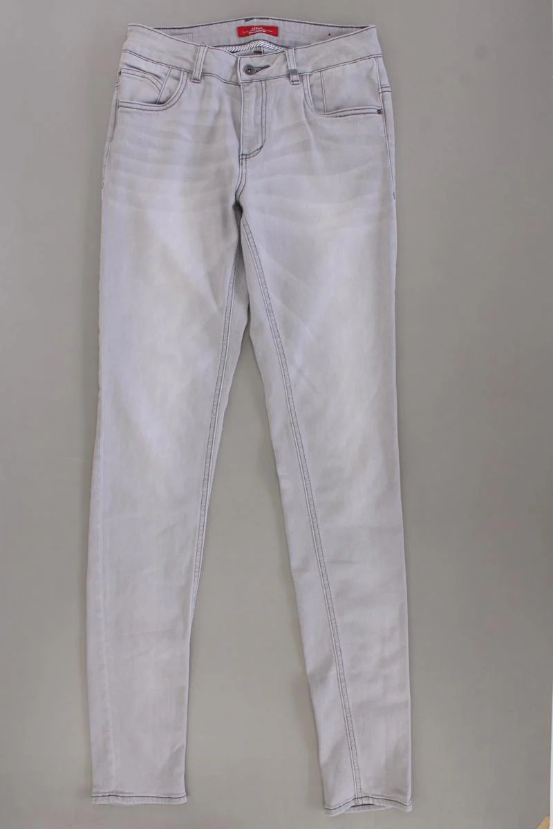 s.Oliver Skinny Jeans Gr. 36 grau aus Baumwolle