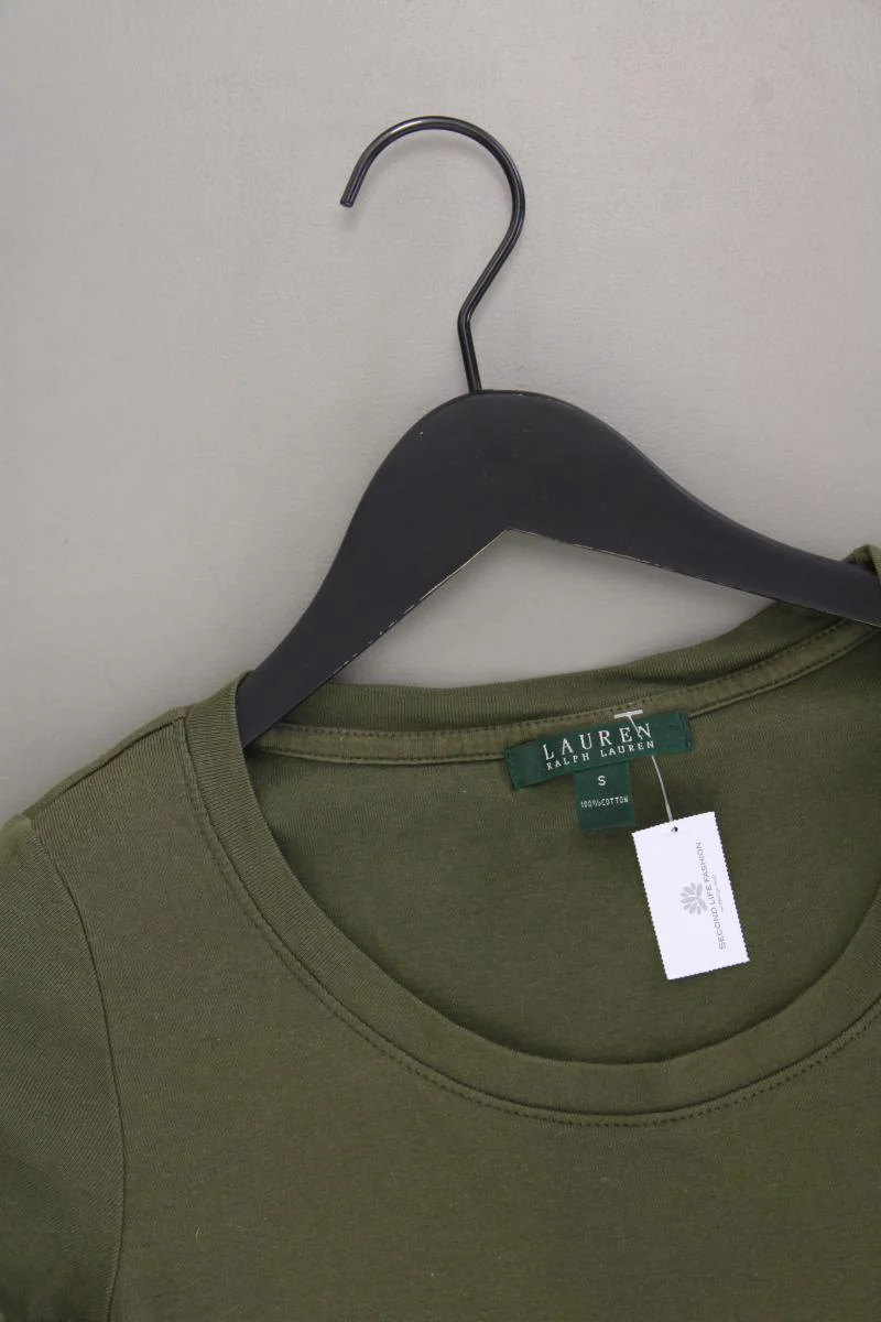 LAUREN Ralph Lauren T-Shirt Gr. S Kurzarm olivgrün aus Baumwolle - Image 2