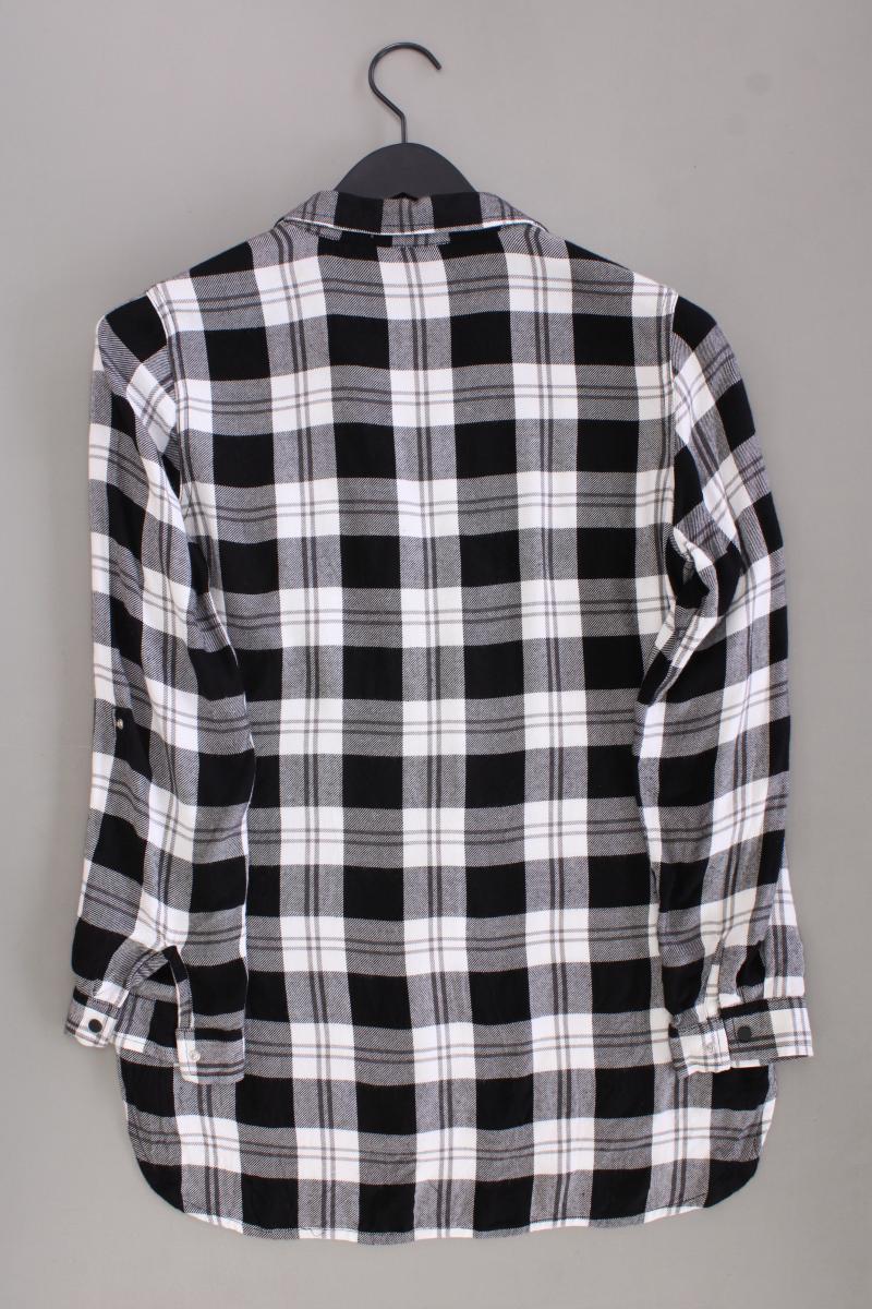 Reserved Karobluse Gr. 34 kariert Langarm schwarz aus Viskose - Image 3