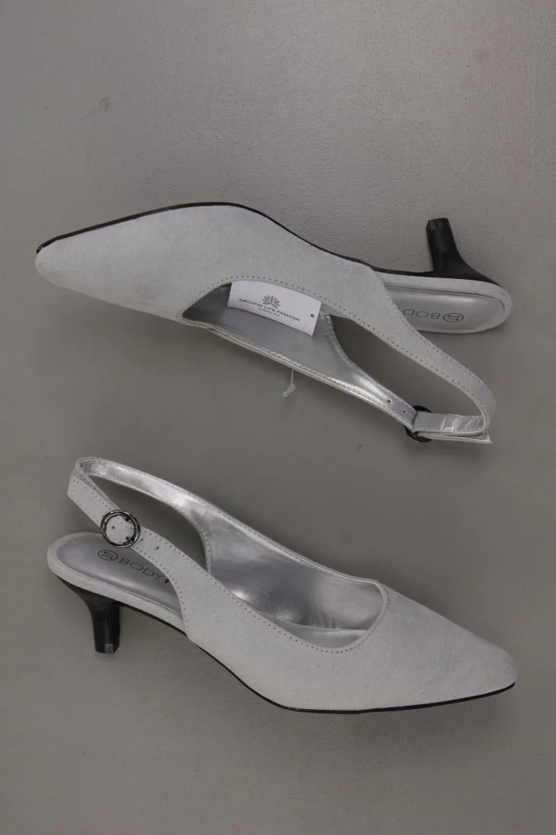 Bodyflirt Slingback Pumps Gr. 37 neuwertig grau - Image 2