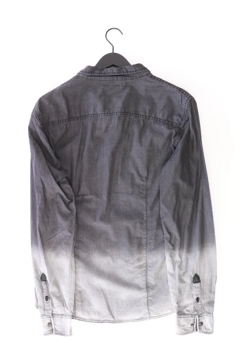 Bershka Langarmhemd für Herren Gr. XL grau aus Baumwolle - Image 2