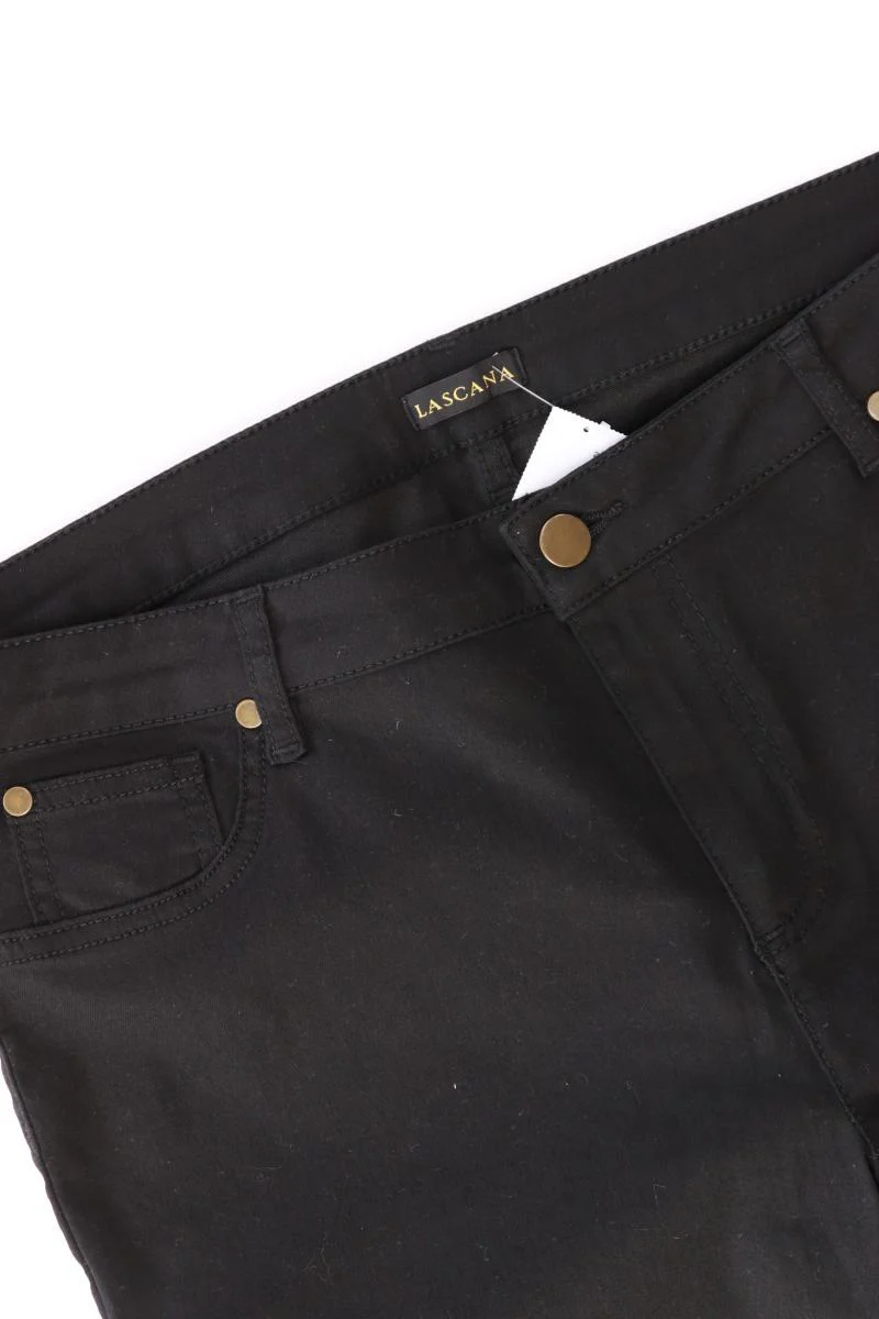 Lascana Straight Jeans Gr. 44 schwarz aus Baumwolle - Image 3