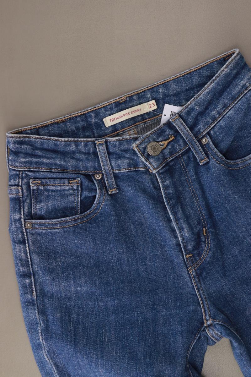 Levi's Skinny Jeans Gr. W23 blau aus Baumwolle - Image 3