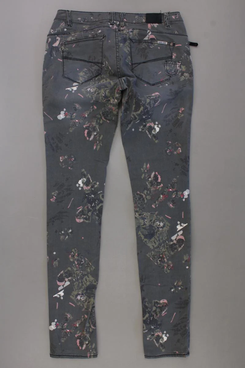 Garcia Jeans Hose Gr. W28 mit Blumenmuster mehrfarbig aus Baumwolle - Image 3