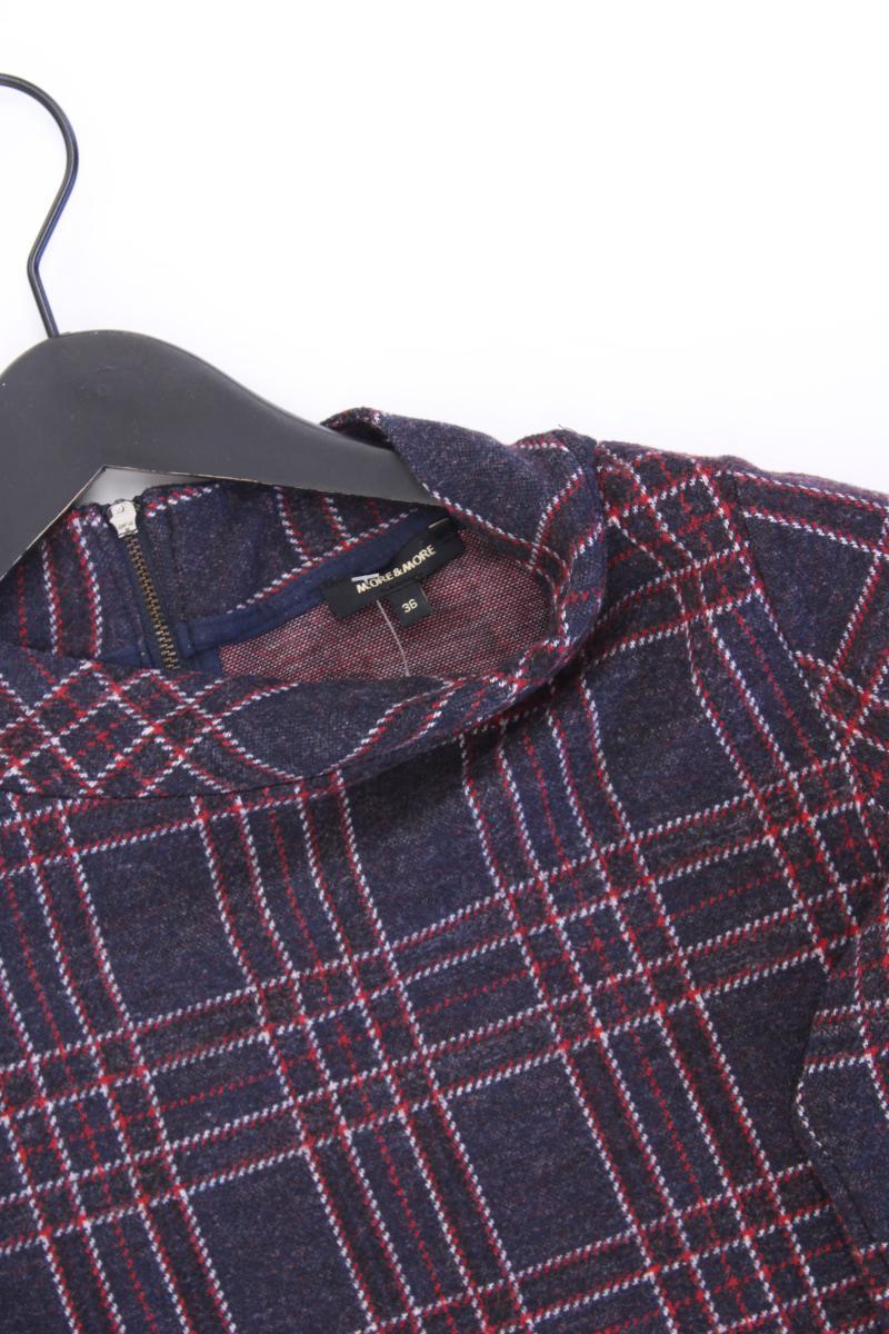 More&More Feinstrickpullover Gr. 36 kariert rot aus Viskose - Image 2