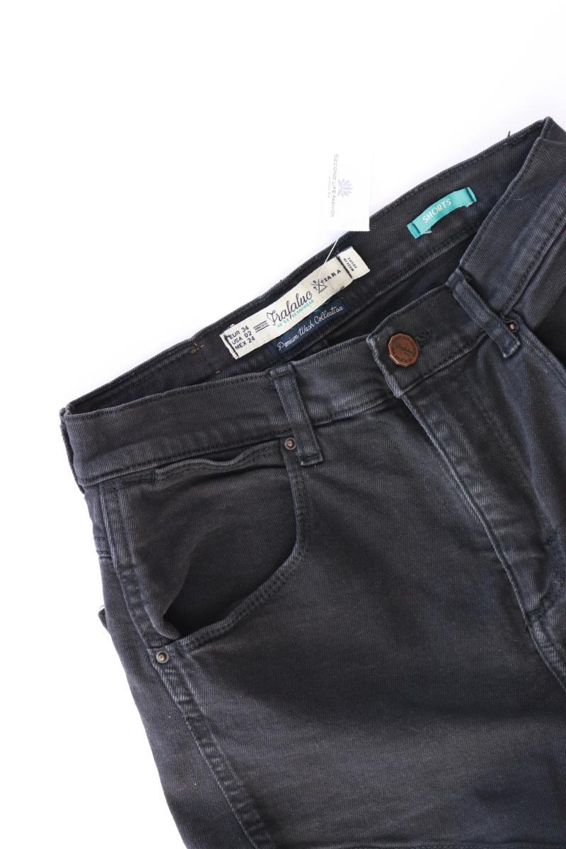 Zara Jeansshorts Gr. 34 schwarz aus Baumwolle - Image 3