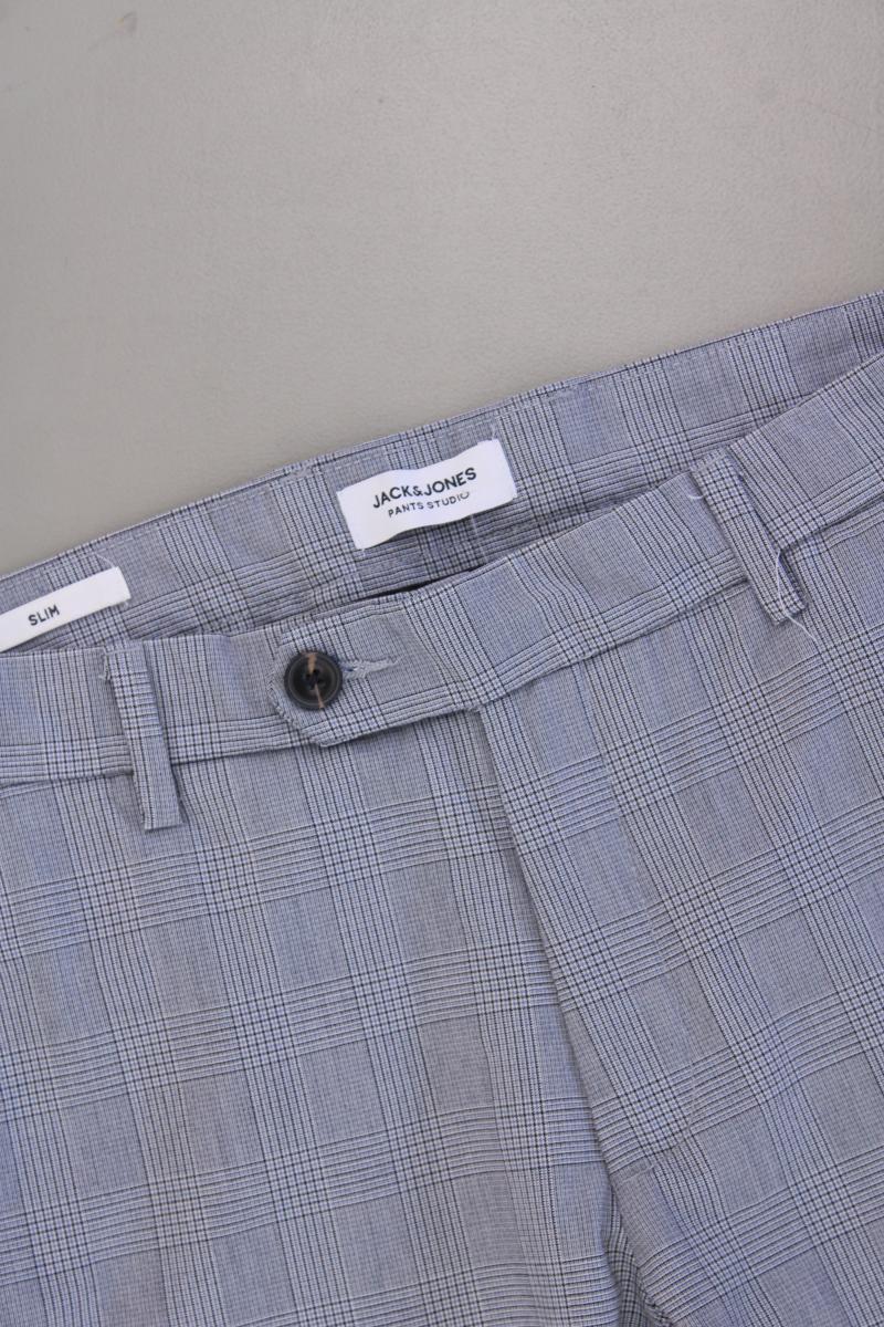 Jack & Jones Stoffhose für Herren Gr. W32/L32 kariert grau aus Polyester - Image 2