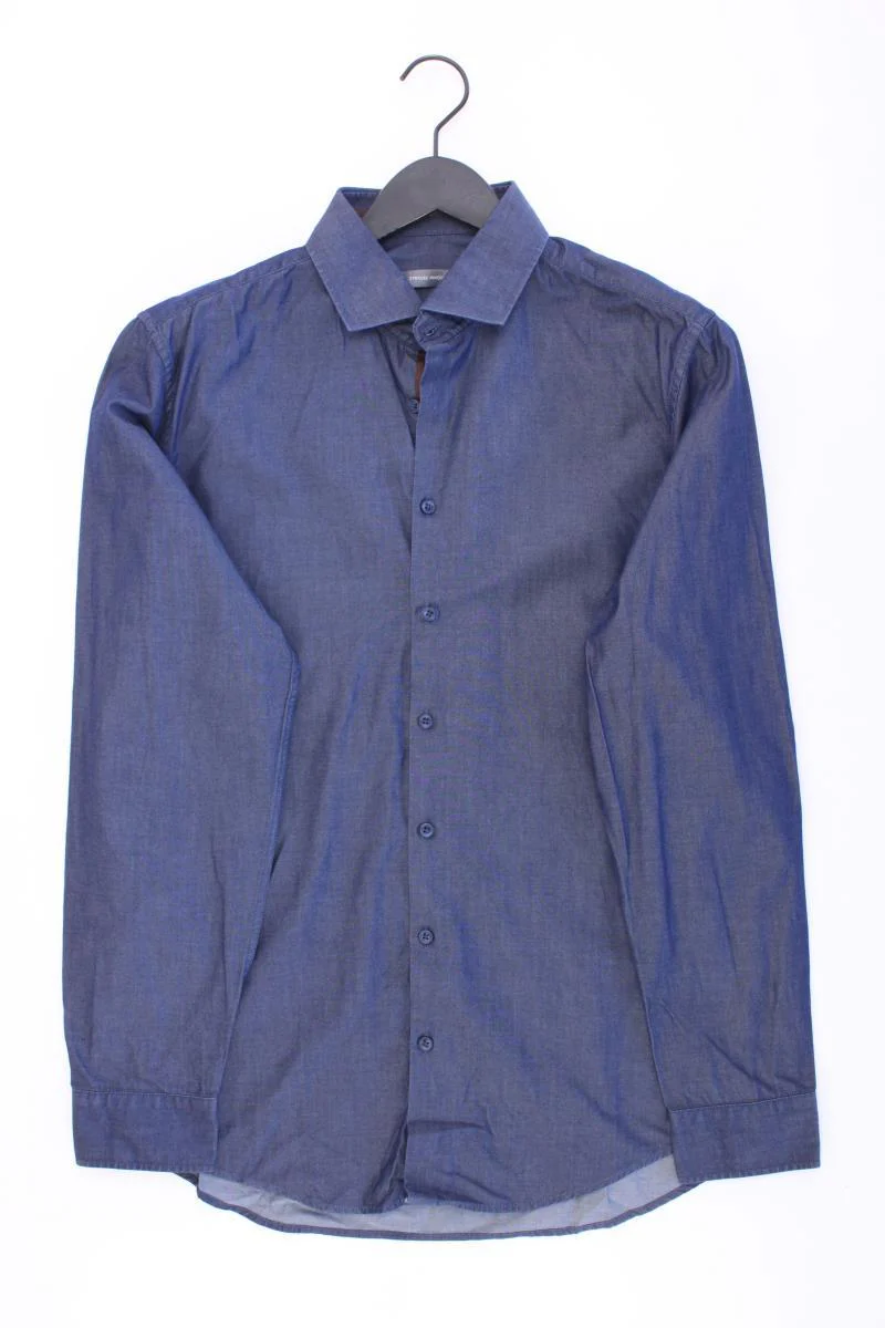 Strauss Langarmhemd für Herren Gr. Hemdgröße 41/42 blau