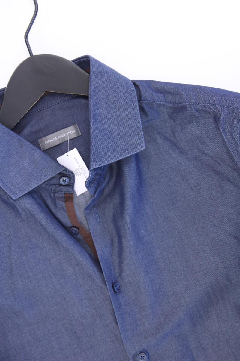 Strauss Langarmhemd für Herren Gr. Hemdgröße 41/42 blau - Image 2