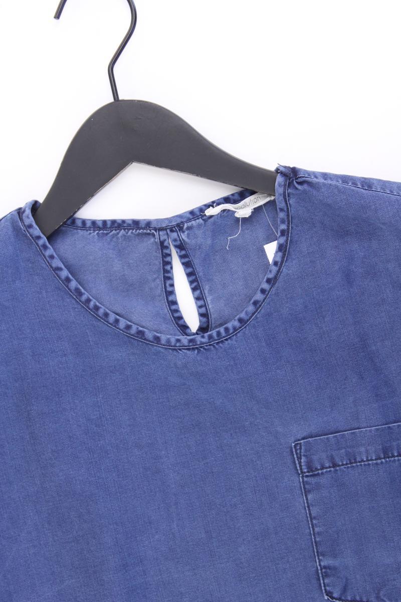 Recolution Bluse Gr. M Kurzarm blau aus TENCEL - Image 2