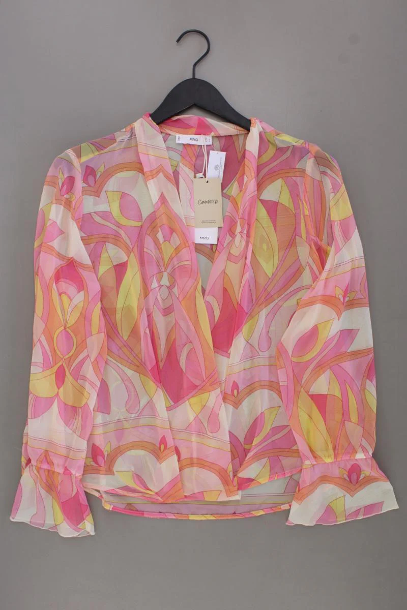 Mango Langarmbluse Gr. L neu mit Etikett pink aus Polyester