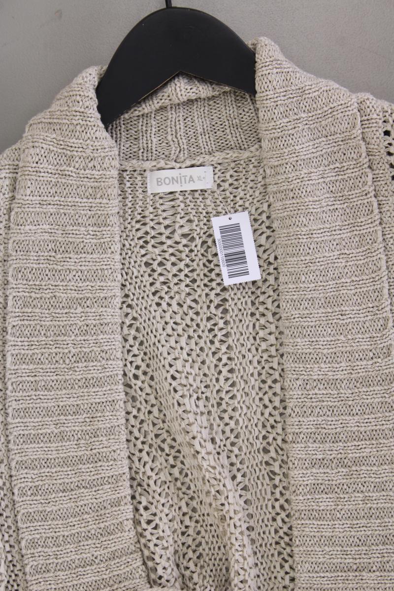 Bonita Strickjacke Gr. XL neuwertig Kurzarm grau aus Polyacryl - Image 2