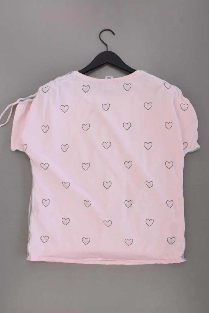 estelle jolie Shirt mit Herzmuster Gr. 46 Kurzarm rosa aus Baumwolle - Image 3