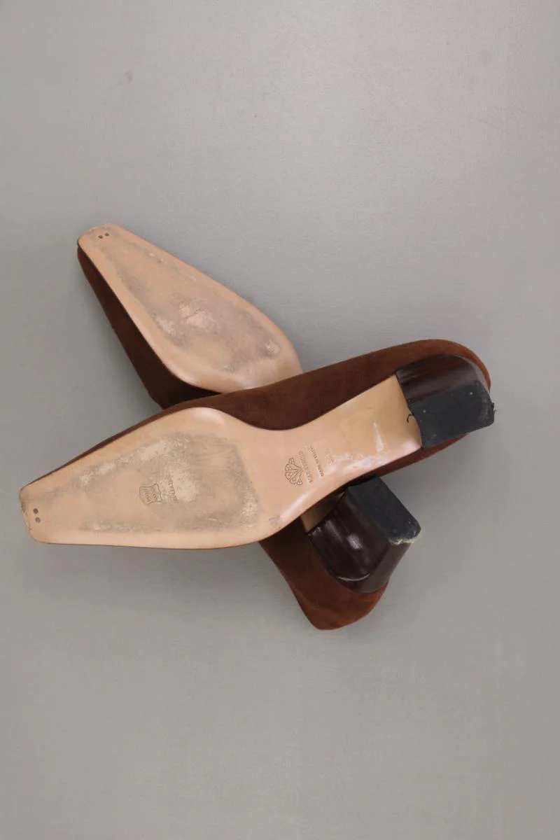 MAC Studio Vintage Pumps Gr. 38,5 braun aus Leder - Image 4