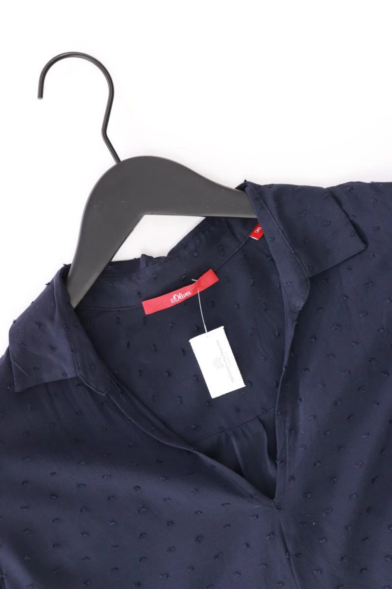 s.Oliver Regular Bluse Gr. 36 3/4 Ärmel blau aus Polyester - Image 3