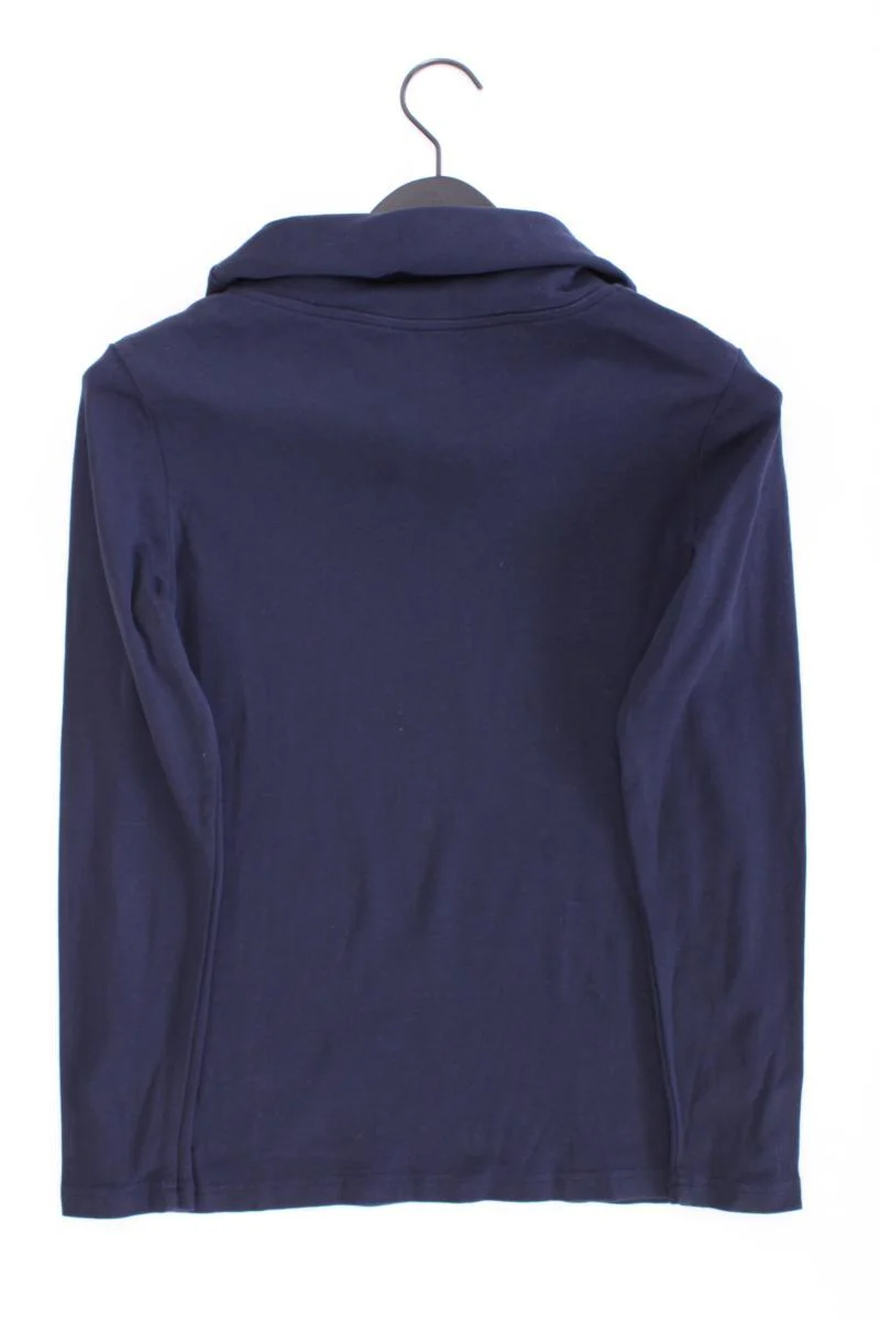 hessnatur Langarmpullover Gr. M blau aus Baumwolle - Image 3