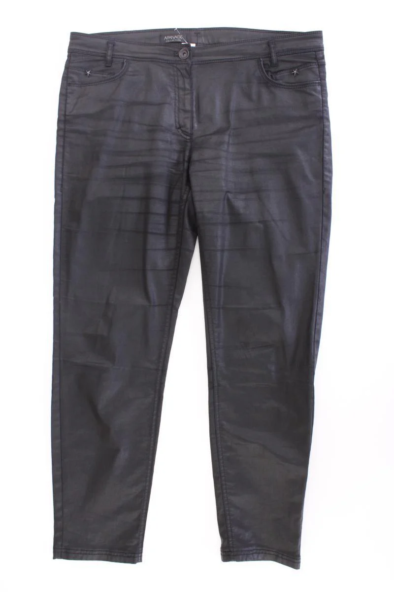 Apanage Hose Gr. 44 schwarz aus Baumwolle