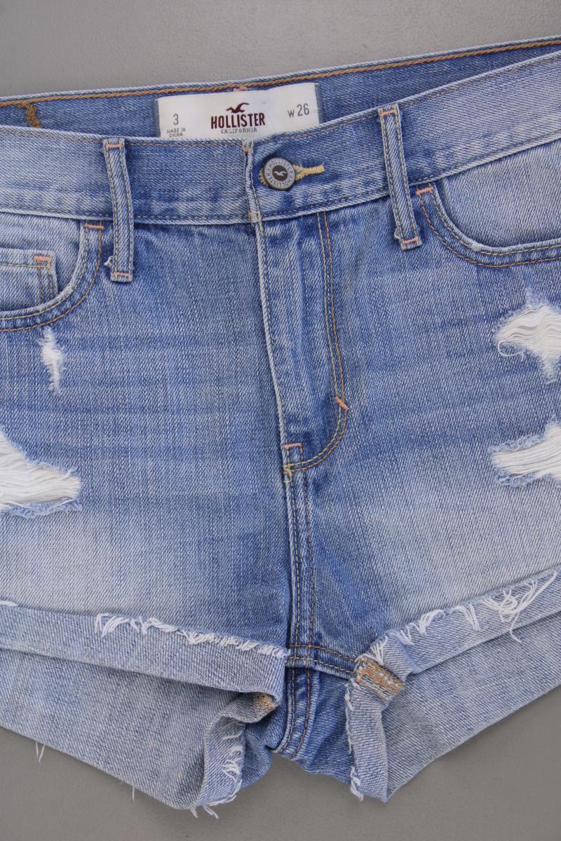 Hollister Jeansshorts Gr. W26 blau aus Baumwolle - Image 2