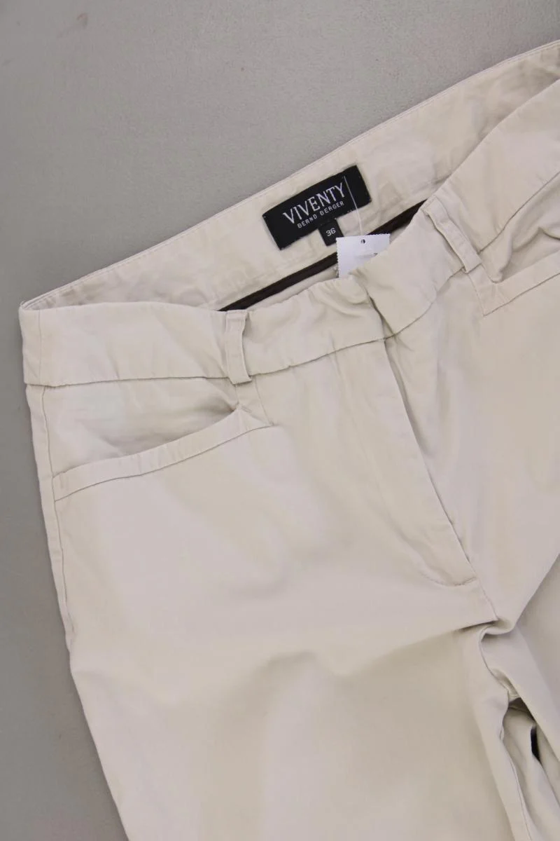 Viventy Bernd Berger Hose Gr. 36 creme aus Baumwolle - Image 2