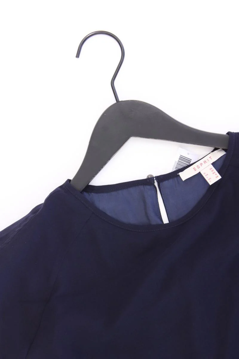 Esprit Chiffonkleid Gr. 36 Kurzarm blau aus Polyester - Image 2