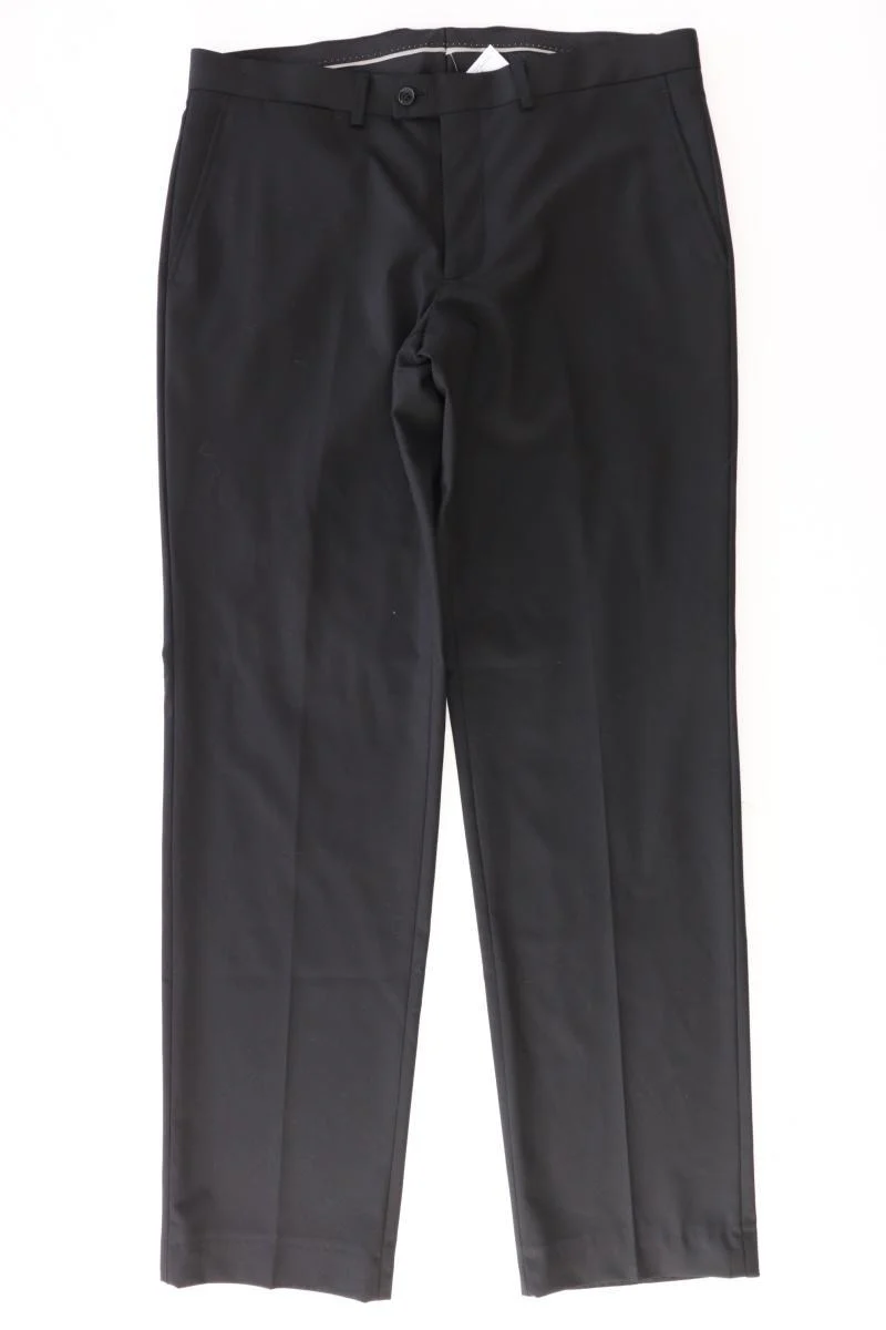 WE Fashion Anzughose für Herren Gr. 50 schwarz aus Wolle